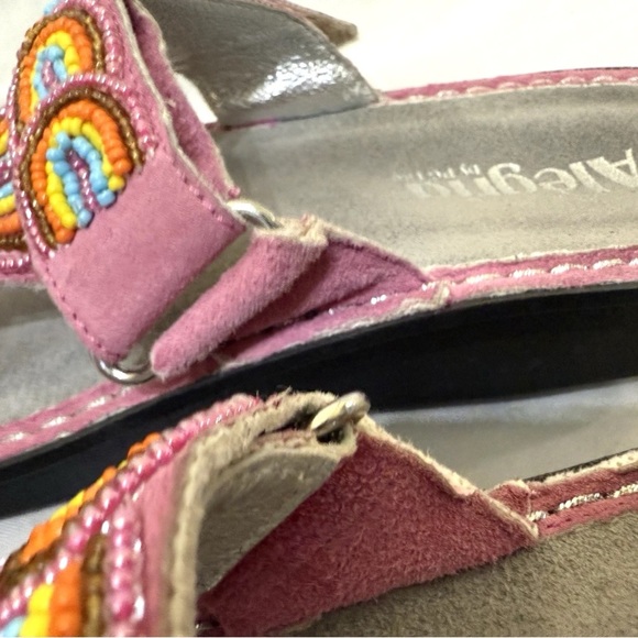 Alegria Carina Bead-Azzled Thong Sandals Pinckney Rainbows Size 37 US 7 Comfort - Picture 10 of 16
